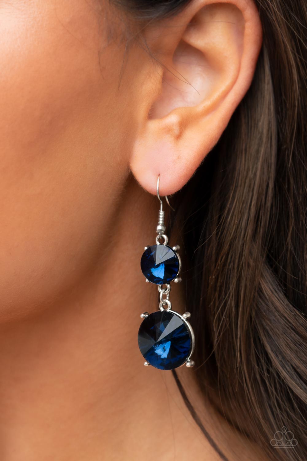 Post Earrings Navy Blue Dangle Earrings Navy Bridesmaid Earrings Navy –  Little Desirez Jewelry